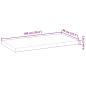 Preview: Schweberegale 3 Stk. 100x40x4 cm Massivholz Akazie Unbehandelt