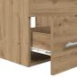Preview: Badezimmermöbel Set 2 pcs Schwarze Eiche 41 x 38.5 x 48 cm
