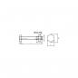 Preview: Joseph Dresselhaus 000900154816 Sechskantschraube, mit Schaft, verzinkt, M8x16mm