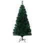 Preview: Künstlicher Weihnachtsbaum mit Ständer Grün 150 cm Glasfaser