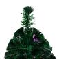 Preview: Künstlicher Weihnachtsbaum mit Ständer Grün 150 cm Glasfaser