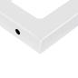 Preview: Waschbeckenregal Wandmontage Stahl und Massivholz Buche