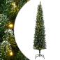Preview: ARDEBO.de - Künstlicher Weihnachtsbaum Schlank 300 LEDs 240 cm