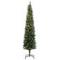 Preview: Künstlicher Weihnachtsbaum Schlank 300 LEDs 240 cm
