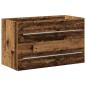 Preview: Badezimmer Waschbecken Schrank Altholz 80 x 38.5 x 48 cm