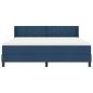 Preview: Boxspringbett mit Matratze mit Matratze Blau 180 x 200 cm