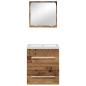Preview: Badezimmermöbel Set mit Spiegel 2 pcs Altholz 41 x 38.5 x 48 cm