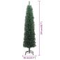 Preview: Schlanker Weihnachtsbaum Grün 55 x 55 x 210 cm