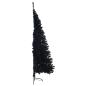 Preview: Weihnachtsbaum mit dekorativen Saitenlichtern Schwarz 240 cm