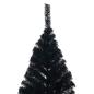 Preview: Weihnachtsbaum mit dekorativen Saitenlichtern Schwarz 240 cm