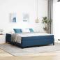Preview: ARDEBO.de - Boxspringbett Blau und Schwarz 180 x 200 cm