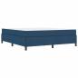Preview: Boxspringbett Blau und Schwarz 180 x 200 cm