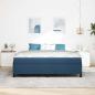 Preview: Boxspringbett Blau und Schwarz 180 x 200 cm