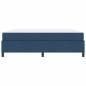 Preview: Boxspringbett Blau und Schwarz 180 x 200 cm