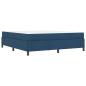 Preview: Boxspringbett Blau und Schwarz 180 x 200 cm