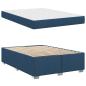 Preview: Bettgestell Blau 160 x 200 cm Stoff