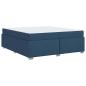 Preview: Bettgestell Blau 180 x 200 cm Stoff