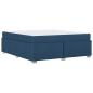 Preview: Bettgestell Blau 180 x 200 cm Stoff