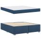Preview: Bettgestell Blau 180 x 200 cm Stoff