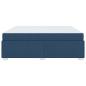 Preview: Bettgestell Blau 180 x 200 cm Stoff