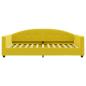 Preview: Tagesbett Gelb 100x200 cm Samt