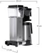 Preview: Moccamaster KBGT Filter-Kaffeemaschine, 1450 W, Wasserstandsanzeige, Automatische Abschaltung, Edelstahl polished