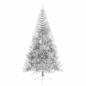 Preview: Weihnachtsbaum mit dekorativen Saitenlichtern Silber 240 cm