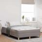 Preview: ARDEBO.de - Boxspringbett Taupe und Braun 120 x 190 cm