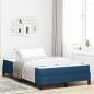 Preview: ARDEBO.de - Boxspringbett mit Matratze Blau 120 x 190 cm Stoff