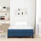 Preview: Boxspringbett mit Matratze Blau 120 x 190 cm Stoff