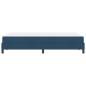 Preview: Boxspringbett mit Matratze Blau 120 x 190 cm Stoff