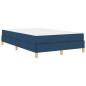 Preview: Boxspringbett Blau und Braun 120 x 190 cm