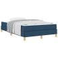 Preview: Boxspringbett Blau und Braun 120 x 190 cm