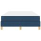 Preview: Boxspringbett Blau und Braun 120 x 190 cm