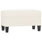 Preview: ARDEBO.de - Sitzbank Creme 70x35x41 cm Kunstleder