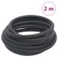 Preview: Hybrid-Luftschlauch Schwarz 0,6" 2 m Gummi und PVC