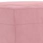 Preview: 3-tlg. Sofagarnitur mit Kissen Rosa Samt