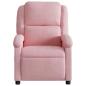 Preview: Relaxsessel Elektrisch Rosa Samt