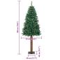Preview: Schlanker Weihnachtsbaum Grün 72 x 72 x 180 cm PVC