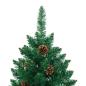 Preview: Schlanker Weihnachtsbaum Grün 77 x 77 x 210 cm PVC