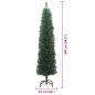 Preview: Schlanker Weihnachtsbaum Grün 61 x 61 x 240 cm