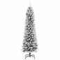 Preview: KünstlicherWeihnachtsbaum Weiß 120cm PVC
