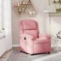 Preview: ARDEBO.de - Relaxsessel Rosa Samt