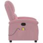 Preview: Massagesessel Rosa Samt