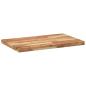 Preview: Tischplatte Rechteckig 120x50x4 cm Massivholz Akazie