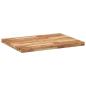 Preview: Tischplatte Rechteckig 80x60x4 cm Massivholz Akazie