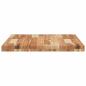 Preview: Tischplatte Rechteckig 80x60x4 cm Massivholz Akazie