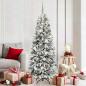 Preview: ARDEBO.de - KünstlicherWeihnachtsbaum Weiß 180cm PVC