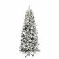 Preview: KünstlicherWeihnachtsbaum Weiß 180cm PVC