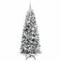 Preview: KünstlicherWeihnachtsbaum Weiß 180cm PVC